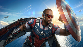 Captain America Heroic Stand, captain-america-brave-new-world, superheroes, artwork, captain-america, artist, anthony-mackie, art, digital-art HD wallpaper