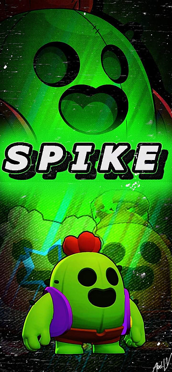 Brawl Stars Spike, Captus, red, green, Legendary, Legendario, Brawl stars HD phone wallpaper