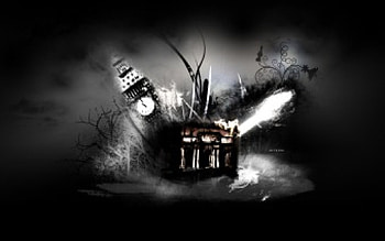 Light in the Dark, explosion, falling, darkness, plants, tower, clock, burning HD wallpaper