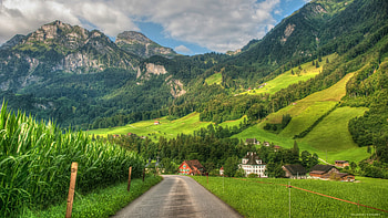 Engelberg Valley Switzerland, , windows HD wallpaper