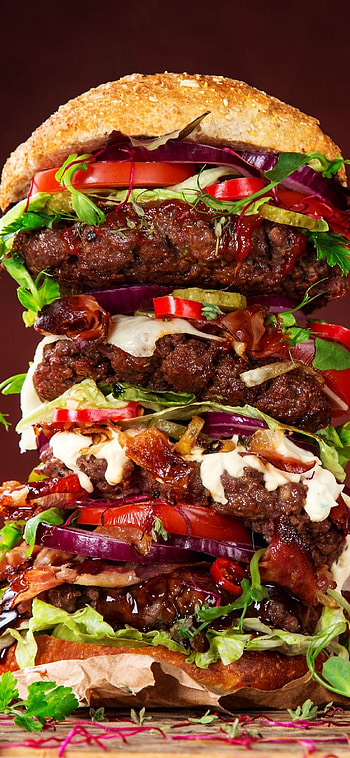 Guilty pleasure, Sinful cravings, Fast food haven, Tempting treats HD phone wallpaper