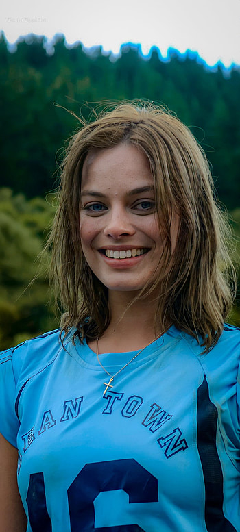 Margot Robbie, hair HD phone wallpaper