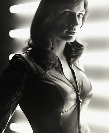 Jean Grey, Celebrities in leather, Famke Janssen, Phoenix HD phone wallpaper