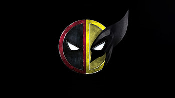Deadpool 3 Minimal Logo, deadpool-and-wolverine, deadpool-3, deadpool, wolverine, 2024-movies, movies, hugh-jackman, superheroes, artist, artwork, digital-art, dark, black, oled, logo HD wallpaper