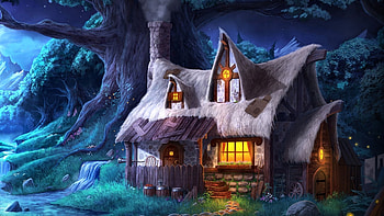 Trine Video Game F1, architecture, art, house, beautiful, artwork, scenery, wide screen, painting, Trine HD wallpaper