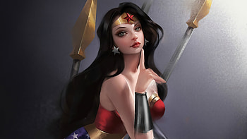 Wonder Woman Fantasy Women, wonder-woman, superheroes, artist, artwork, digital-art, artstation HD wallpaper