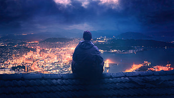 Distant Dream, alone, artist, artwork, digital-art HD wallpaper