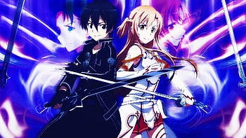 Kirigaya Kazuto & Yuuki Asuna, uniform, artistic, sword art online, digital, swordsman, married, cg, attack, couple, outfit, white, art, thigh highs, jacket, kazuto, girl, yuuki, anime girl, sao, anime, elucidator, brown hair, katana, kirigaya kazuto, stockings, kirito, black, leggings, yuuki asuna, brown, thighhighs, rapier, game, amazing, black eyes, starburst stream, stunning, coat, kirigaya, brown eyes, skirt, star burst stream, asuna, black hair, armor, blade, skill, boy, swords, guild, red, breastplate, love, weapon, anime boy HD wallpaper