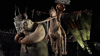 Jack Skellington being scary. Jack Celebrating Halloween Nightmare Before Christmas HD wallpaper