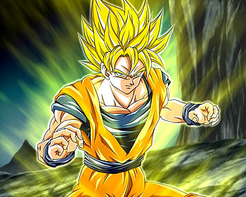 Super Saiyan Goku, games, super saiyan, dragonballz, son goku, dragonball kai, lone, dragonball z, dragonballz kai, blonde hair, wristbands, male, saiyan, blue eyes, dbz, goku, anime, aura, dragonball, spiky hair HD wallpaper