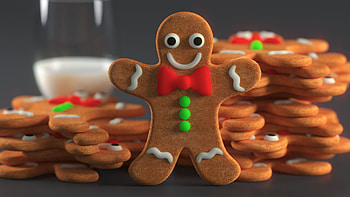 Gingerbread Man, Artistic baking creations, Imaginative cookie designs, Culinary masterpiece HD wallpaper
