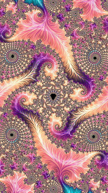 Trippy Psychedelic Fractal Art, trippy, psychedelic, hippie, colorful, Abstract, fractal HD phone wallpaper