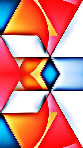 dsada, digital, electric blue, new, art, neon, texture, pattern, orange, 3d, amoled, blue, material, modern, white, shapes, , design, geometric, , graphic, colorful HD phone wallpaper