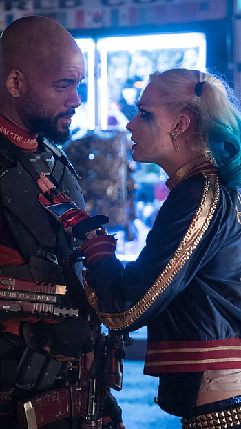 Will Smith, Deadshot, Suicide Squad, Margot Robbie HD phone wallpaper