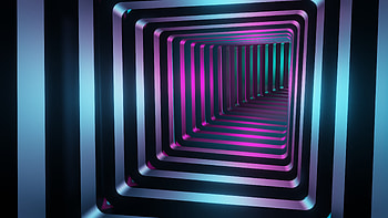 Squares, Glow in the Dark HD wallpaper