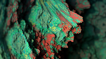 Green and red stones, Abstract mineral art, Depth of field beauty, Vibrant gemstones HD wallpaper