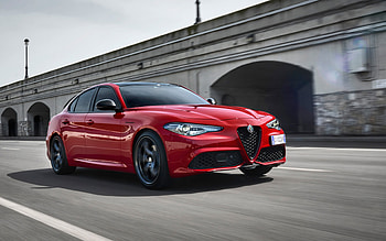 Alfa Romeo Giulia Estrema, highway, 2022 cars, italian cars, motion blur, 2022 Alfa Romeo Giulia, Alfa Romeo HD wallpaper