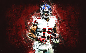 Kenny Golladay, New York Giants, NFL, American football, red stone background, grunge art, National Football League HD wallpaper