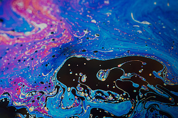 Abstract, Divorces, Multicolored, Motley, Paint, Liquid, Stains, Spots, Fluid Art HD wallpaper