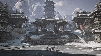 Epic Black Myth: Wukong – Ancient Temple Mystique, Black Myth: Wukong HD wallpaper