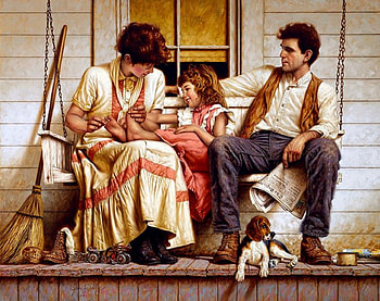Country Family, Country, pretty, Art, Family HD wallpaper