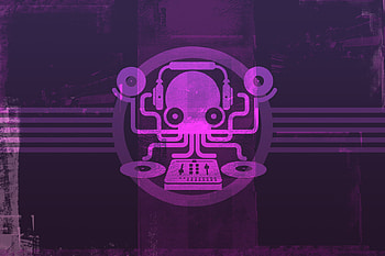 Roboctuss, purple, dj, octopuss, mix HD wallpaper