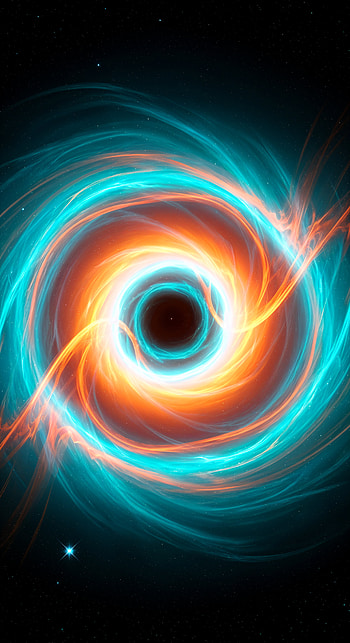 Wormhole Vortex — & Android Mobile, black hole HD phone wallpaper