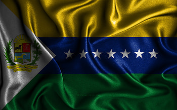 Apure flag, , silk wavy flags, Venezuelan states, Day of Apure, fabric flags, Flag of Apure, 3D art, Apure, South America, States of Venezuela, Apure 3D flag, Venezuela HD wallpaper