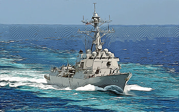 USS Kidd, , vector art, DDG-100, destroyer, United States Navy, US army, abstract ships, battleship, US Navy, Arleigh Burke-class, USS Kidd DDG-100 HD wallpaper