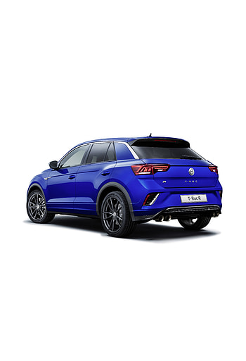 Rear view, Volkswagen T-Roc HD phone wallpaper