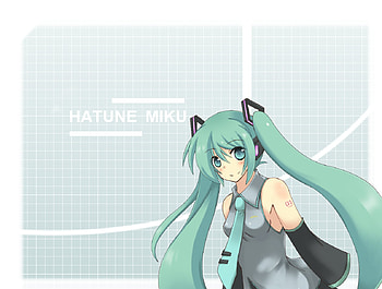 Hatsune Miku, blue, blue eyes, twintail, cute, blue hair, beautiful, vocaloid, beauty, tie, miku, vocaloids, anime, pretty, hatsune HD wallpaper