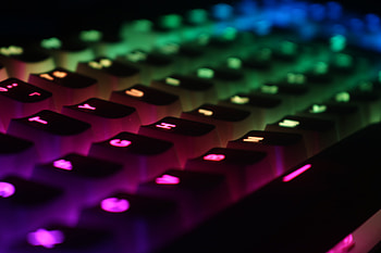 Keyboard gamer, setup HD wallpaper