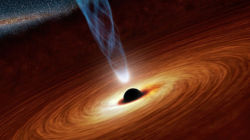 Jet of plasma, Black Holes HD wallpaper