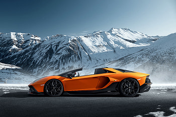 2023 Lamborghini Aventador LP780-4 Ultimae roadster by Novitec, vehicle, Lamborghini Aventador LP 780-4 Ultimae HD wallpaper