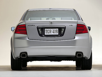 Auto, Acura, Cars, Back View, Rear View, Style, Akura, Tl, 2004, White Metallic, Metallic White HD wallpaper