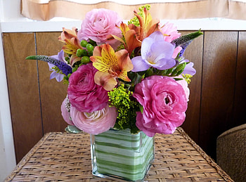 Flowers, Alstroemeria, Bouquet, Ranunculus, Ranunkulus, Composition, sia HD wallpaper