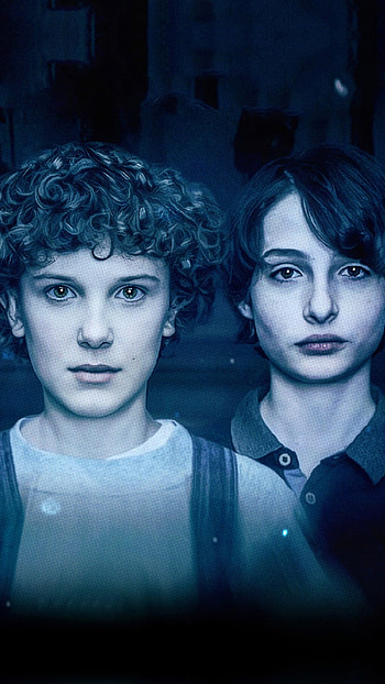 Stranger Things, Finn Wolf Hard, Blue Theme HD phone wallpaper