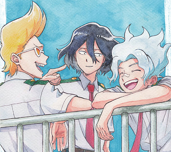 Vigilantes Reunion: Yamada, Aizawa & Shirakumo —, Anime, My Hero Academia: Vigilantes, Hizashi Yamada, Shouta Aizawa, Oboro Shirakumo HD wallpaper