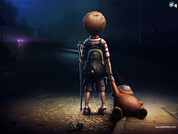 the road, journey, boy, , road HD wallpaper