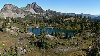 rugged beauty, fun, cool, nature, forest, lake, mountain HD wallpaper