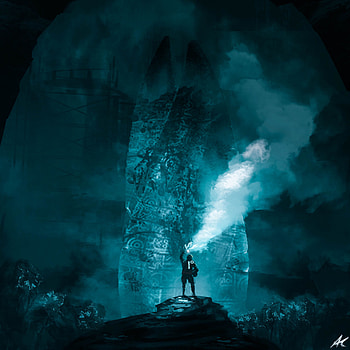 Fantasy, Art, Smoke, Human, Person, Wanderer HD phone wallpaper