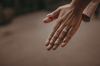 Miscellanea, Miscellaneous, Couple, Pair, Hands, Ring, Tenderness, Touch, Betrothal HD wallpaper