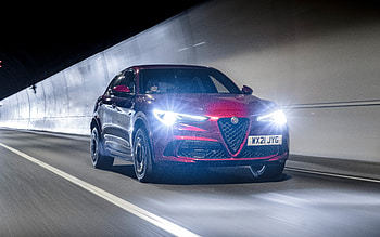 Alfa Romeo Stelvio Quadrifoglio, , headlights, 2022 cars, UK-spec, Alfa Romeo 949, 2022 Alfa Romeo Stelvio, italian cars, Alfa Romeo HD wallpaper