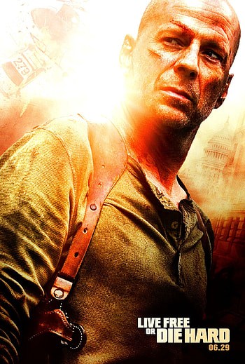 Live or Die Hard, Epic Die Hard installment, Pulse-pounding action, Explosive scenes HD phone wallpaper