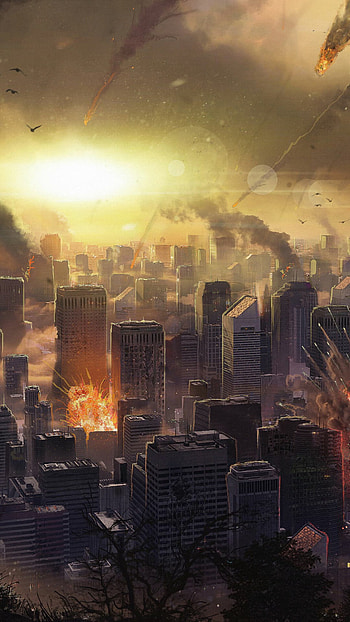 Post-apocalypse, Mysterious ry, Uncertain future, End of civilization HD phone wallpaper