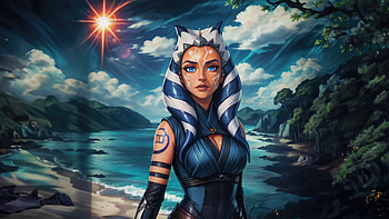 Ahsoka Digtial Art , ahsoka, star-wars, tv-shows, ai, ai-girls, artist, artwork, digital-art, deviantart HD wallpaper