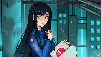 Anime Girl Writing Love Note, anime-girl, anime, artist, artwork, digital-art, deviantart HD wallpaper