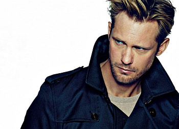 Alexander Skarsgard, blue, white, man, actor, male HD wallpaper