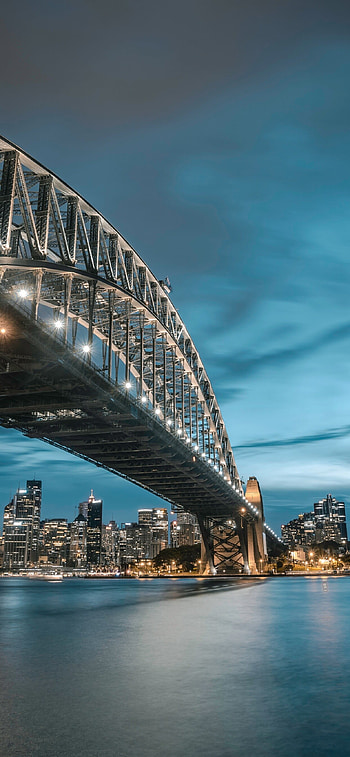 Sydney Harbor Bridge, Australia HD phone wallpaper