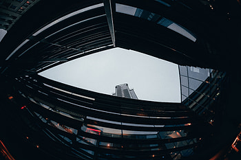 Cities, Sky, Architecture, City, Building, Bottom View HD wallpaper